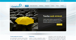 Desktop Screenshot of conelion.sk